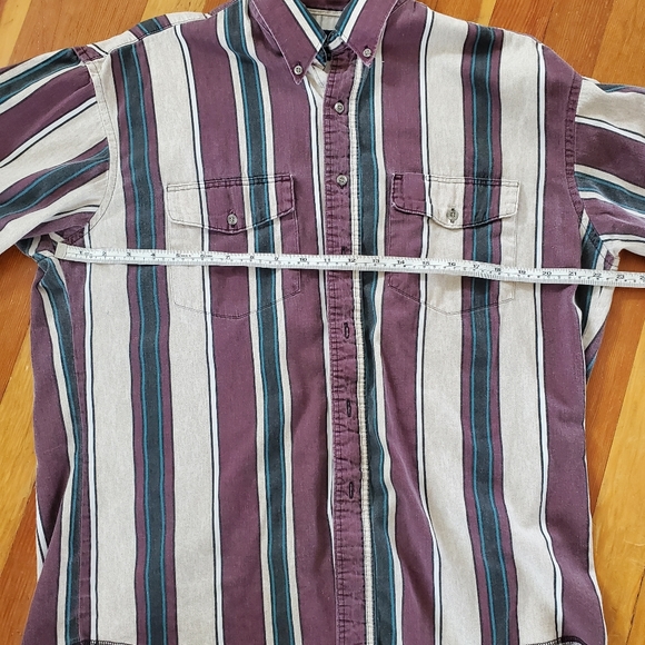 Vintage Wrangler Striped button down shirt - Picture 5 of 6